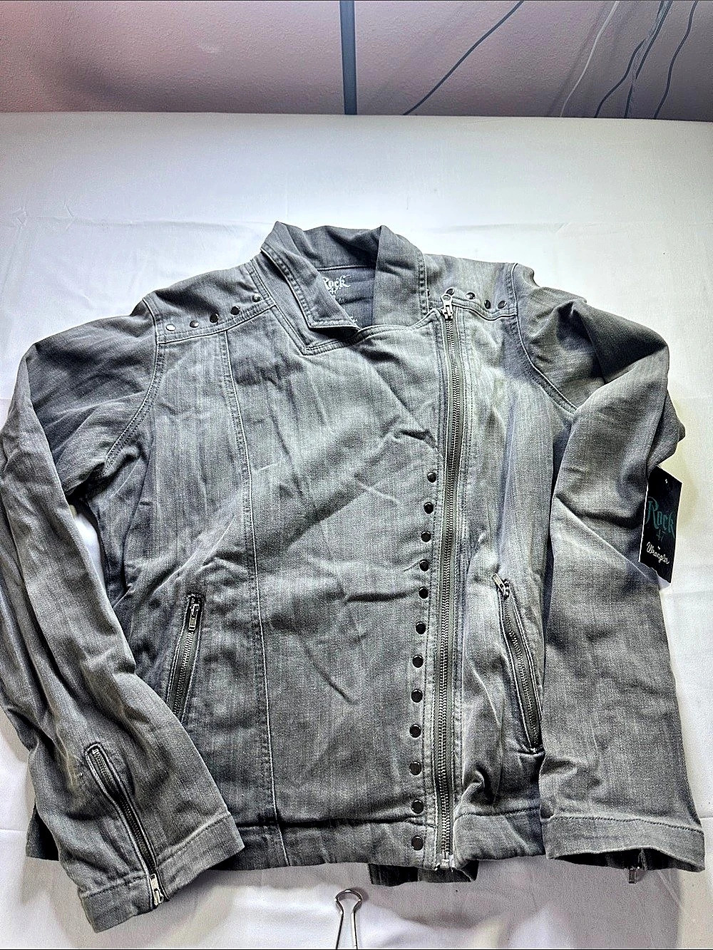 Wrangler Rock 47 Gray Jacket Size Large NWT